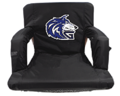 Grandview High School Massage/Heated Bleacher Seat with Backrest