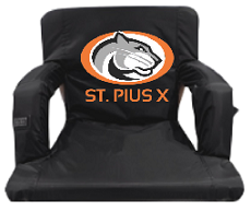 St. Pius High School Massage/Heated Bleacher Seat with Backrest