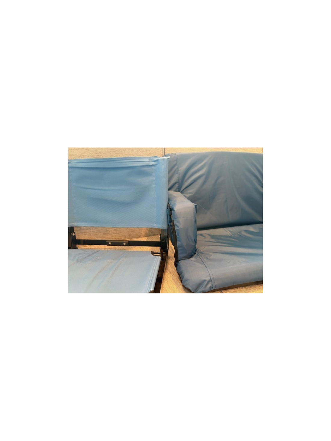 Canvas chair vs. Luxury Stadium Seat