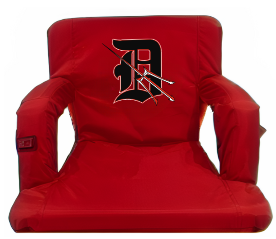 Durango High School Massage/Heated Bleacher Seat with Backrest