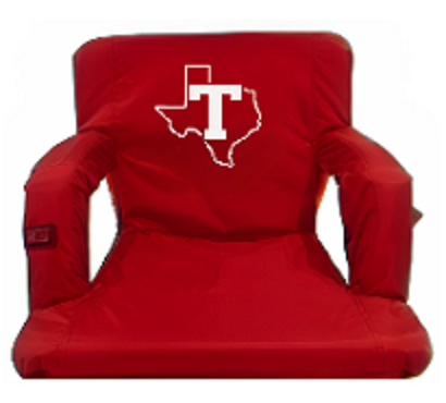 Tomball High School Massage/Heated Bleacher Seat with Backrest