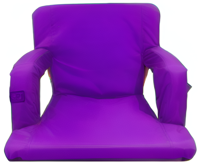 Purple Massage/Heated Bleacher Seat with Backrest