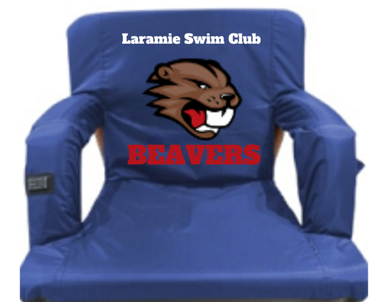 Larmie Swim Club Massage/Heated Bleacher Seat with Backrest